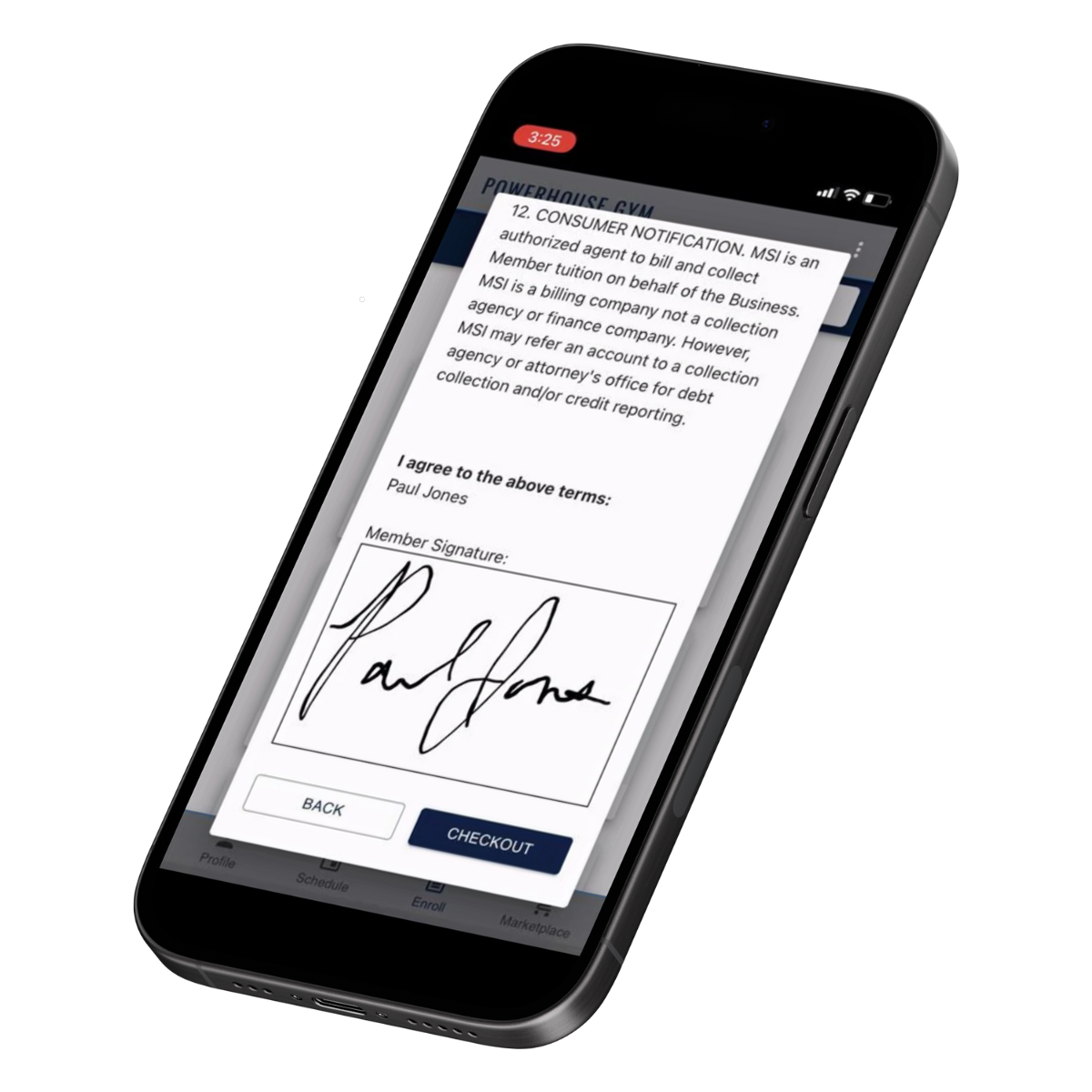 screenshot of Member Solutions